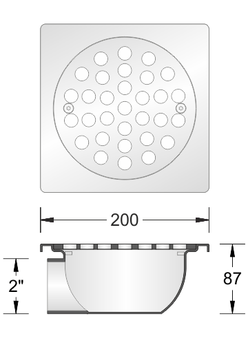 Pozzetto di drenaggio Drain 10/20/L