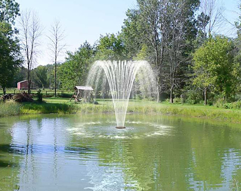 Fontana galleggiante modello AQUARIUS