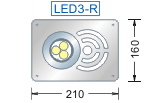 Gruppo di erogazione per fontane Floor-Kit/LED3