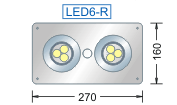 Gruppo di erogazione per fontane Floor-Kit/LED6