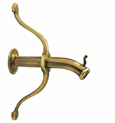 Bocca ornamentale in ottone con reggisecchio PE-206