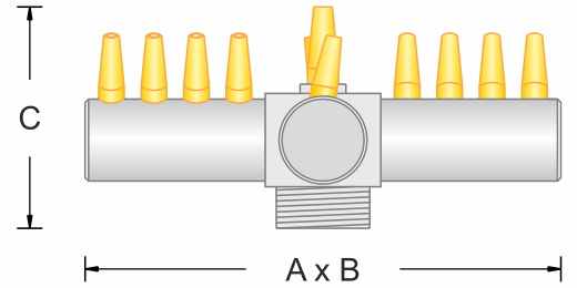 Ugello per fontana Spin Jet